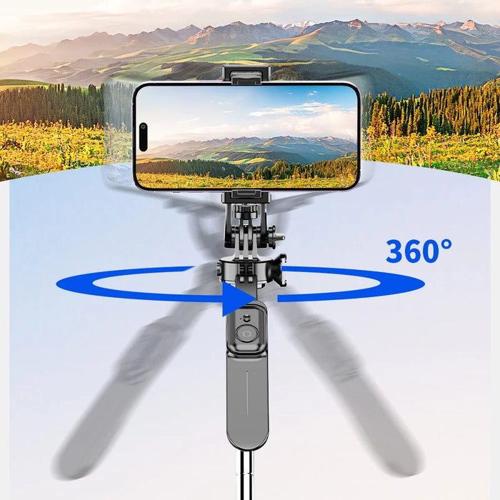 CYKE C07 2.01m Tripod Stand for Phone Filming Floor Standing Outdoor Live Streaming Support - 3