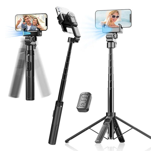 C16 AI Auto Tracking Selfie Stick Smartphone Bluetooth-Compatible Remote Control Shooting Stand - 1