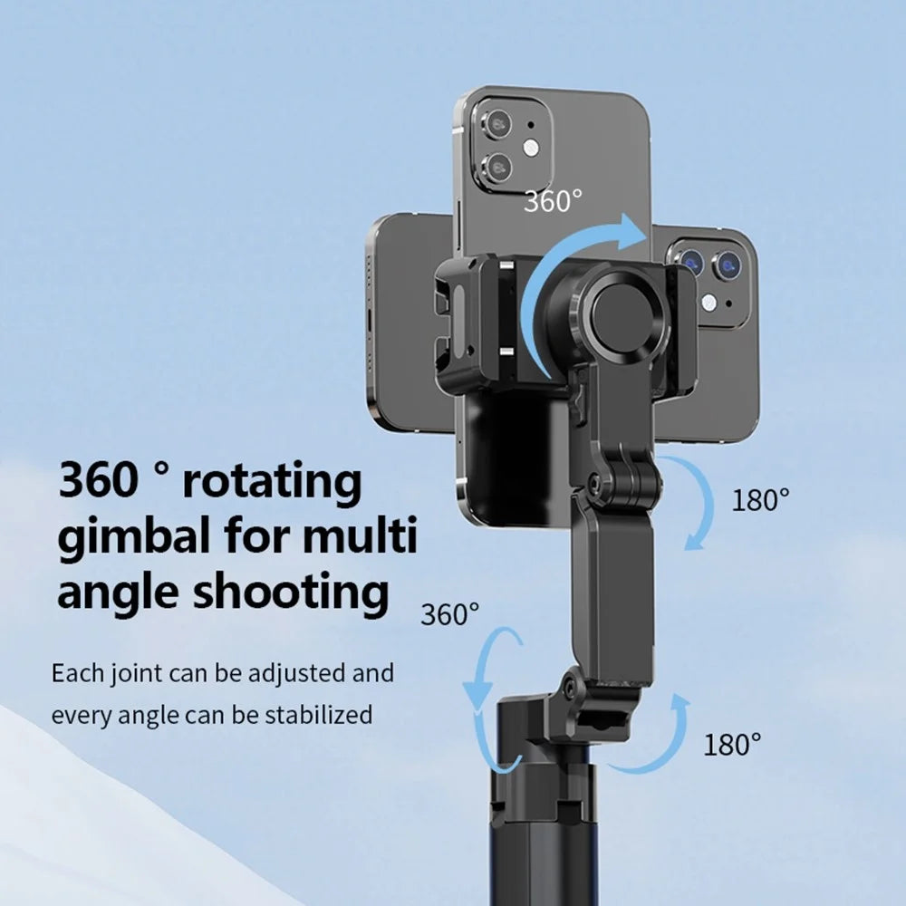 C16 AI Auto Tracking Selfie Stick Smartphone Bluetooth-Compatible Remote Control Shooting Stand - 5