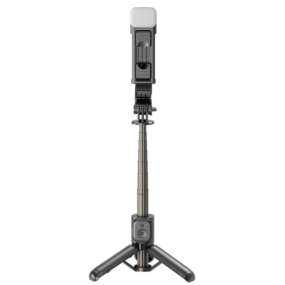 Q20S 2 In 1 Extendable Tripod Stand Portable Bluetooth-Compatible Selfie Stick with Dimmable Fill Light for Smartphones - 1