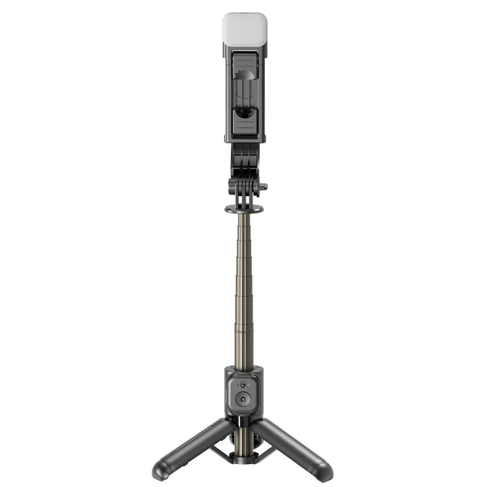 Q20S 2 In 1 Extendable Tripod Stand Portable Bluetooth-Compatible Selfie Stick with Dimmable Fill Light for Smartphones - 1
