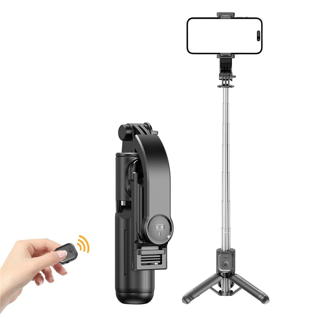 Q21 Mini Detachable Bluetooth-Compatible Selfie Stick Smartphones Portable Extendable Tripod Stand - 1