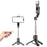 Q21S Mini Detachable Bluetooth-Compatible Selfie Stick Smartphones Extendable Tripod Stand with Fill Light - 1