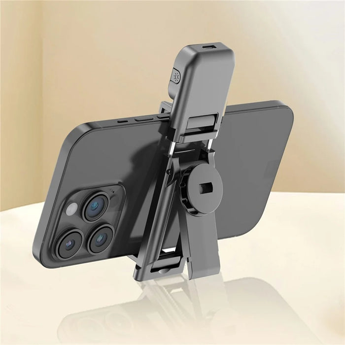 Q21S Mini Detachable Bluetooth-Compatible Selfie Stick Smartphones Extendable Tripod Stand with Fill Light - 6