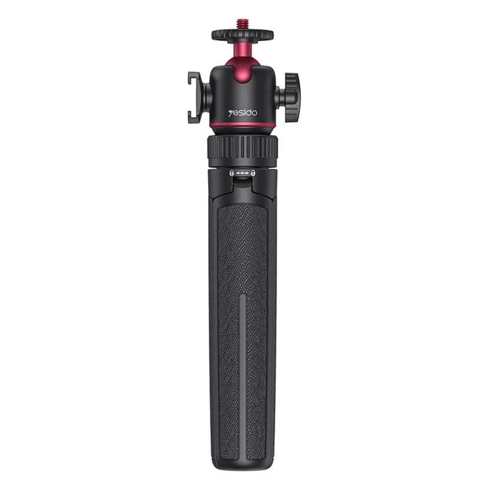 YESIDO SF26 5 Sections Extendable Ball Head Gimbal Folding Tripod Stand with Cold Shoe Mount - 1