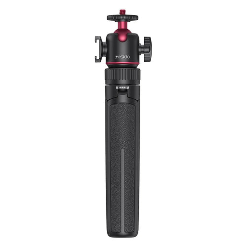 YESIDO SF26 5 Sections Extendable Ball Head Gimbal Folding Tripod Stand with Cold Shoe Mount - 1