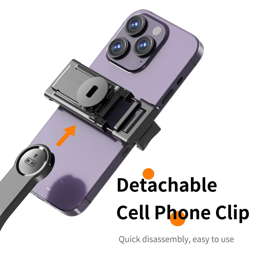 Q20 Aluminum Alloy Mini Bluetooth-Compatible Selfie Stick Tripod Stand with Wireless Remote - 5