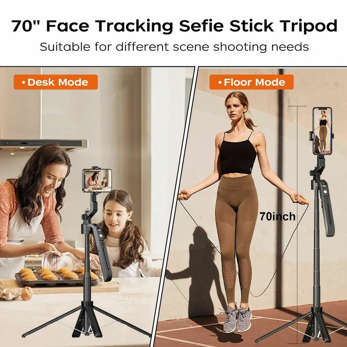 XIAOMIYOUPIN FUNSNAP A6 1.8m Extendable Selfie Stick for Smartphone Smart AI Tracking Tripod with Remote (No Light) - 2