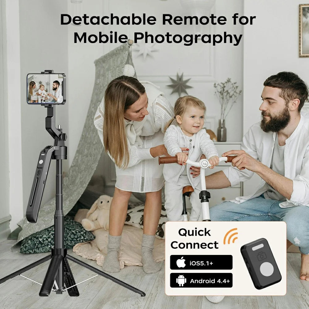 XIAOMIYOUPIN FUNSNAP A6 1.8m Extendable Selfie Stick for Smartphone Smart AI Tracking Tripod with Remote (No Light) - 6
