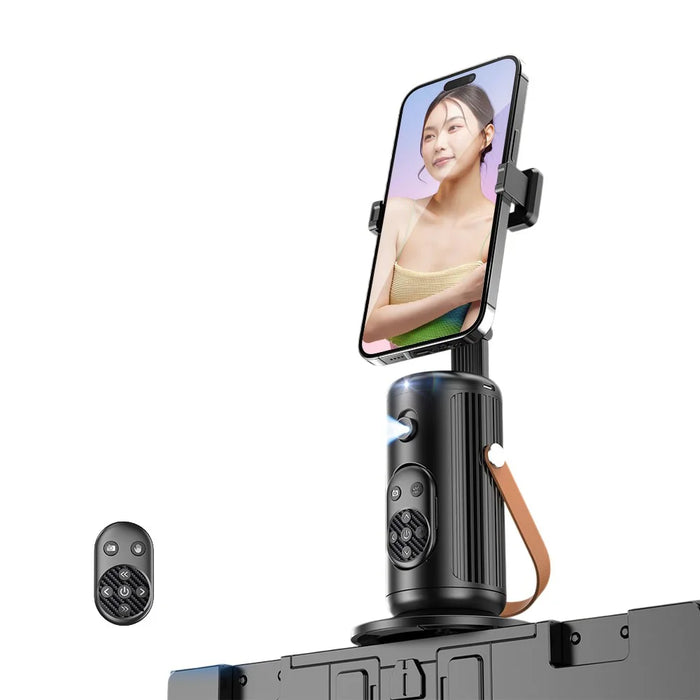 Q04 AI Face Tracking Live Streaming Phone Gimbal Stabilizer with Remote Control - 1
