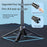 P135 Handheld Phone Selfie Stick Anti-Shake Magnetic Extendable Four-Legged Bracket for Photography / Vlogging - Black - 5