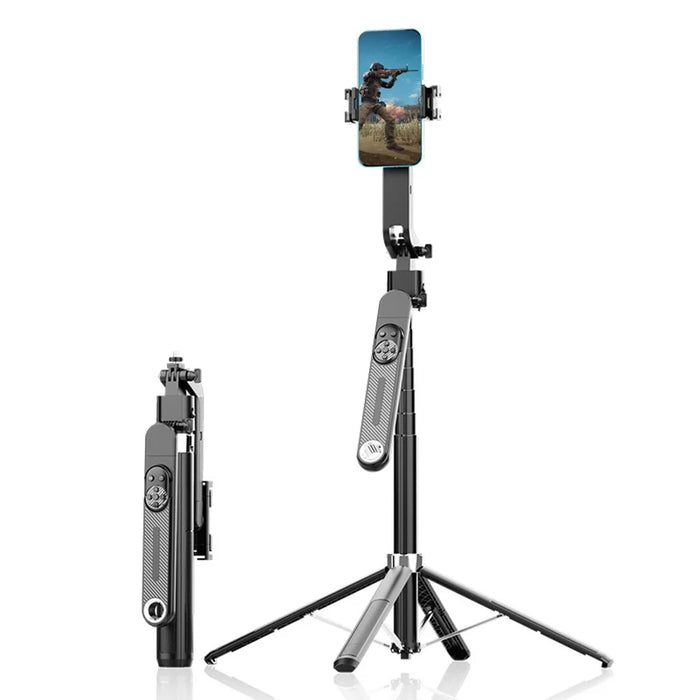 Q515TK Phone Holder Selfie Stick Stand AI Face Tracking Gimbal Stabilizer for Live Streaming Vlogging - 1