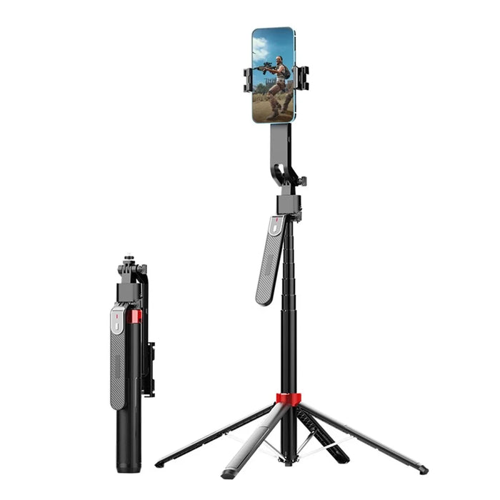 Q185 AI Selfie Stick Handheld Gimbal Stabilizer Smart Auto-Tracking Phone Live Streaming Stand - 1