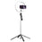 P18 Portable Photography Live Streaming Selfie Stick Anti-Shake Gimbal 4-Leg Bracket with 10 Inch Ring Light - Black - 1
