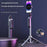 P18 Portable Photography Live Streaming Selfie Stick Anti-Shake Gimbal 4-Leg Bracket with 10 Inch Ring Light - Black - 4