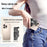 P25T Portable Selfie Stick Adjustable Zoom Bluetooth-Compatible Remote Control Extendable Bracket with 1 Square Light - Black - 6
