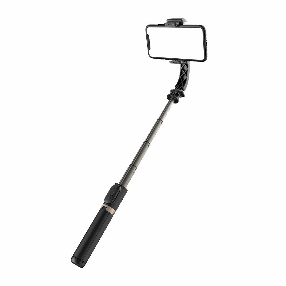 Q08 450mAh Anti-Shake 360-Degree Gimbal Tripod Bluetooth-compatible Selfie Stick Aluminum Alloy Pole - Black - 5