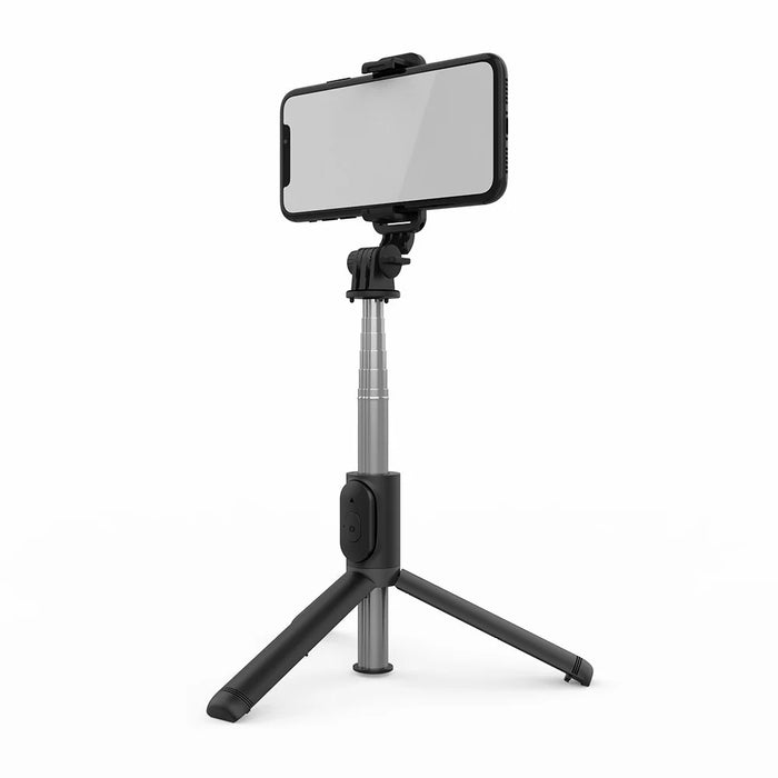 Q01 Multi-function 101cm Bluetooth-compatible Tripod Selfie Stick - Black - 4