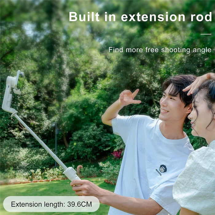 A10 Adjustable Axis Multifunction Stabilizer for Smartphone / Camera Extendable Bluetooth-compatible Stick with Fill Light (No APP) - White - 6