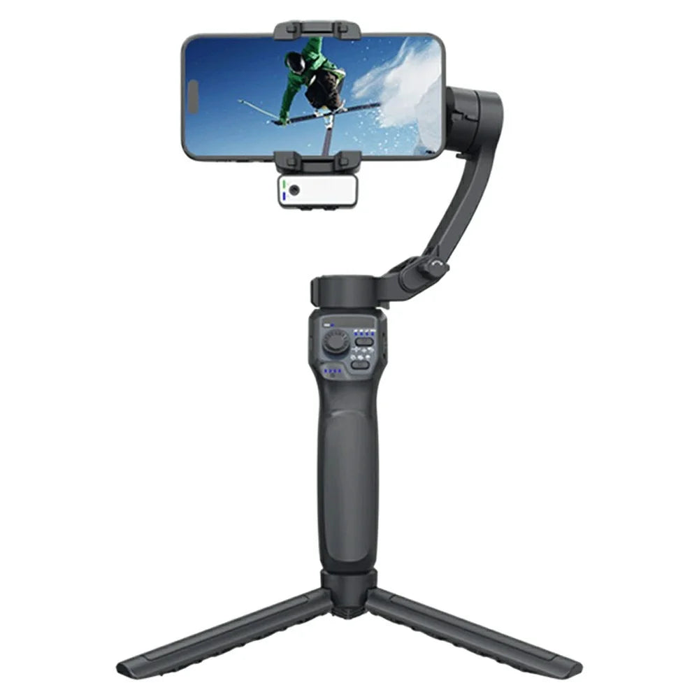 F11 For Smartphones AI Face Tracking Anti Shake Foldable 3 Axis Handheld Gimbal Stabilizer with App - 1