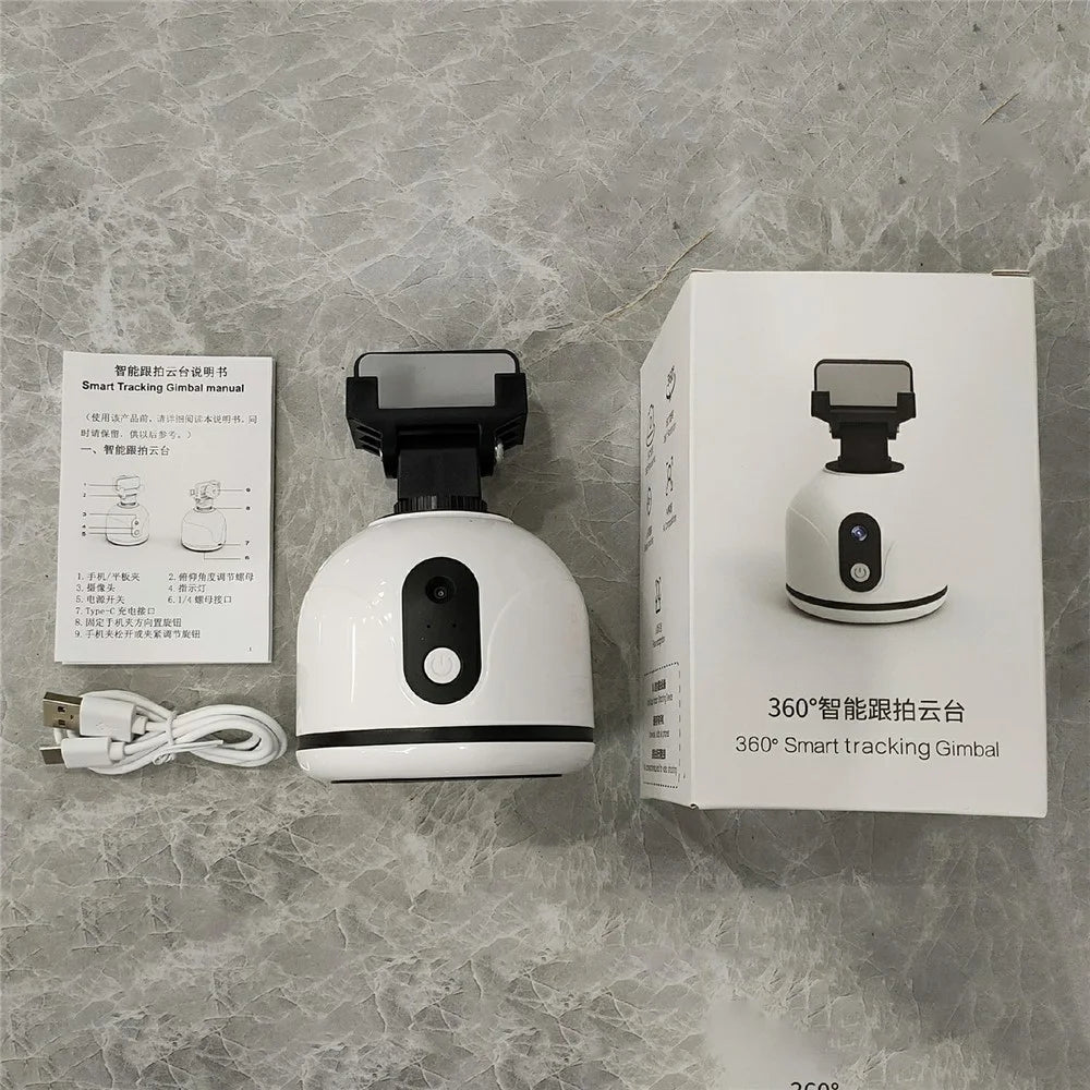 F2S Smart Auto Tracking Gimbal Smartphones 360 Degree Panoramic Shooting Stand, No App Required - 7