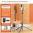P100TK 360 Degree Rotation Anti Shake Phone Tripod Stand Bluetooth-compatible Selfie Stick with Single V1 Fill Light - 2