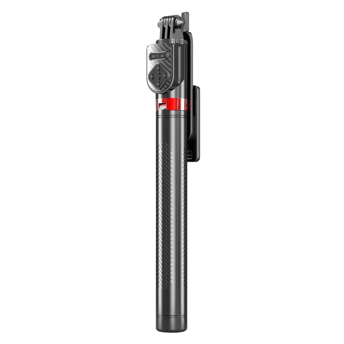 P100TK Anti Shake Phone Tripod Stand Retractable Bluetooth-compatible Selfie Stick with Single Square Fill Light - 4