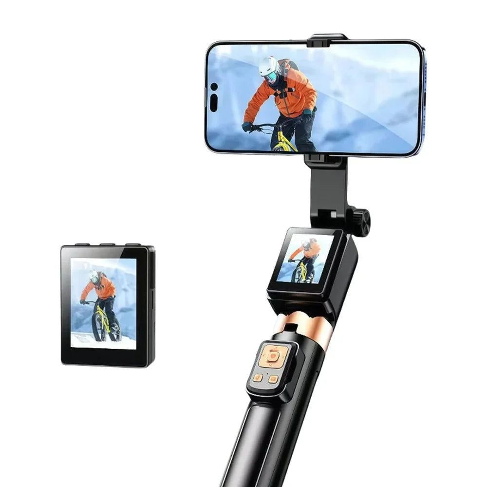 RK-X40C Smartphone Vlog Shooting Tripod Extendable Selfie Stick with Screen Mirroring Device Bluetooth-Compatible Remote Control - 3