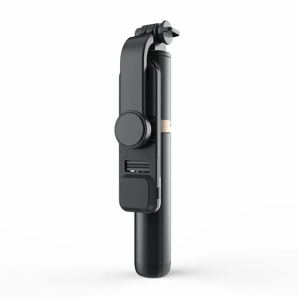 Q03s Aluminum Alloy Rod LED Beauty Fill Light Bluetooth-compatible Tripod Selfie Stick - Black - 1