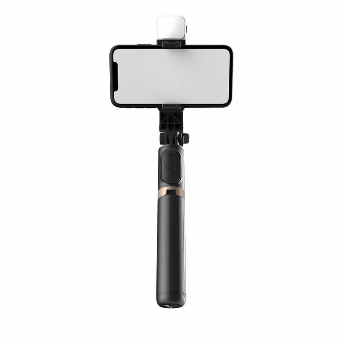 Q03s Aluminum Alloy Rod LED Beauty Fill Light Bluetooth-compatible Tripod Selfie Stick - Black - 2