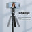 P185MAX Dual V2 Fill Light 2.2m Extendable Bluetooth-Compatible Phone Selfie Stick Anti Shake Aluminum Alloy Stand - 4