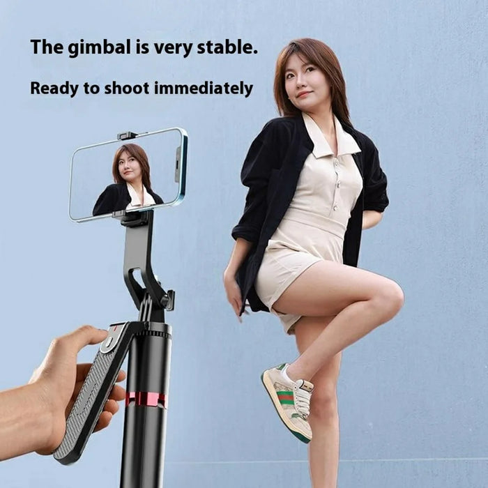 P185MAX Dual V2 Fill Light 2.2m Extendable Bluetooth-Compatible Phone Selfie Stick Anti Shake Aluminum Alloy Stand - 5