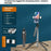 P180mini Portable Phone Selfie Stick Bluetooth-Compatible Remote Control Extendable Stand with 2 Fill Lights - 2