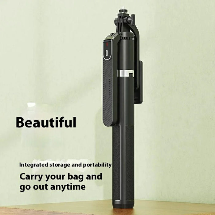 P180MAX Dual V2 Fill Light Phone Selfie Stick 2.2m Extendable Live Streaming Foldable 4-Leg Stand - 3
