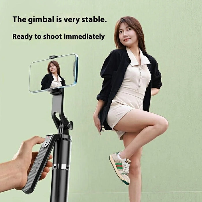 P180MAX Dual V2 Fill Light Phone Selfie Stick 2.2m Extendable Live Streaming Foldable 4-Leg Stand - 6