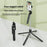 P180MAX Dual V2 Fill Light Phone Selfie Stick 2.2m Extendable Live Streaming Foldable 4-Leg Stand - 7