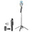 P180TK Phone Selfie Stick Bluetooth-Compatible TikTok Remote Control Extendable Stand with 1 Square Fill Light - 1