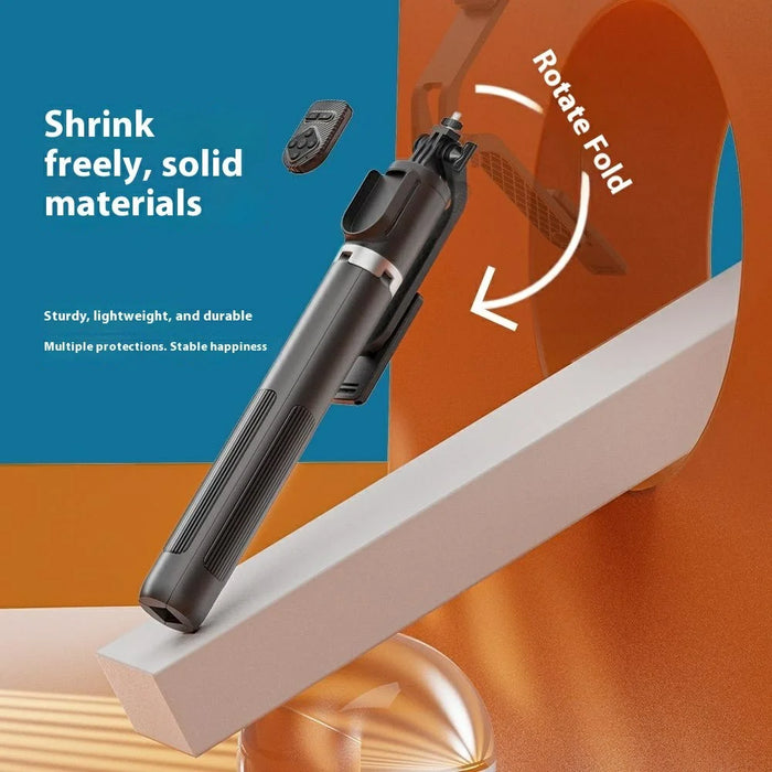 P230TK Bluetooth-Compatible Selfie Stick Smartphone Anti Shake Extendable Live Streaming Stand - 6