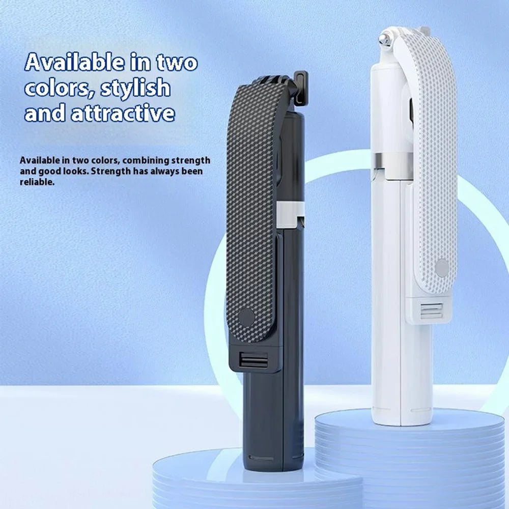 P06max 140cm Extendable Selfie Stick Smartphones Bluetooth-Compatible Remote Control Stand - Black - 2