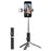 P12S Portable Bluetooth-Compatible Remote Control Selfie Stick Smartphones Extendable Tripod with 1 Fill Light - 1
