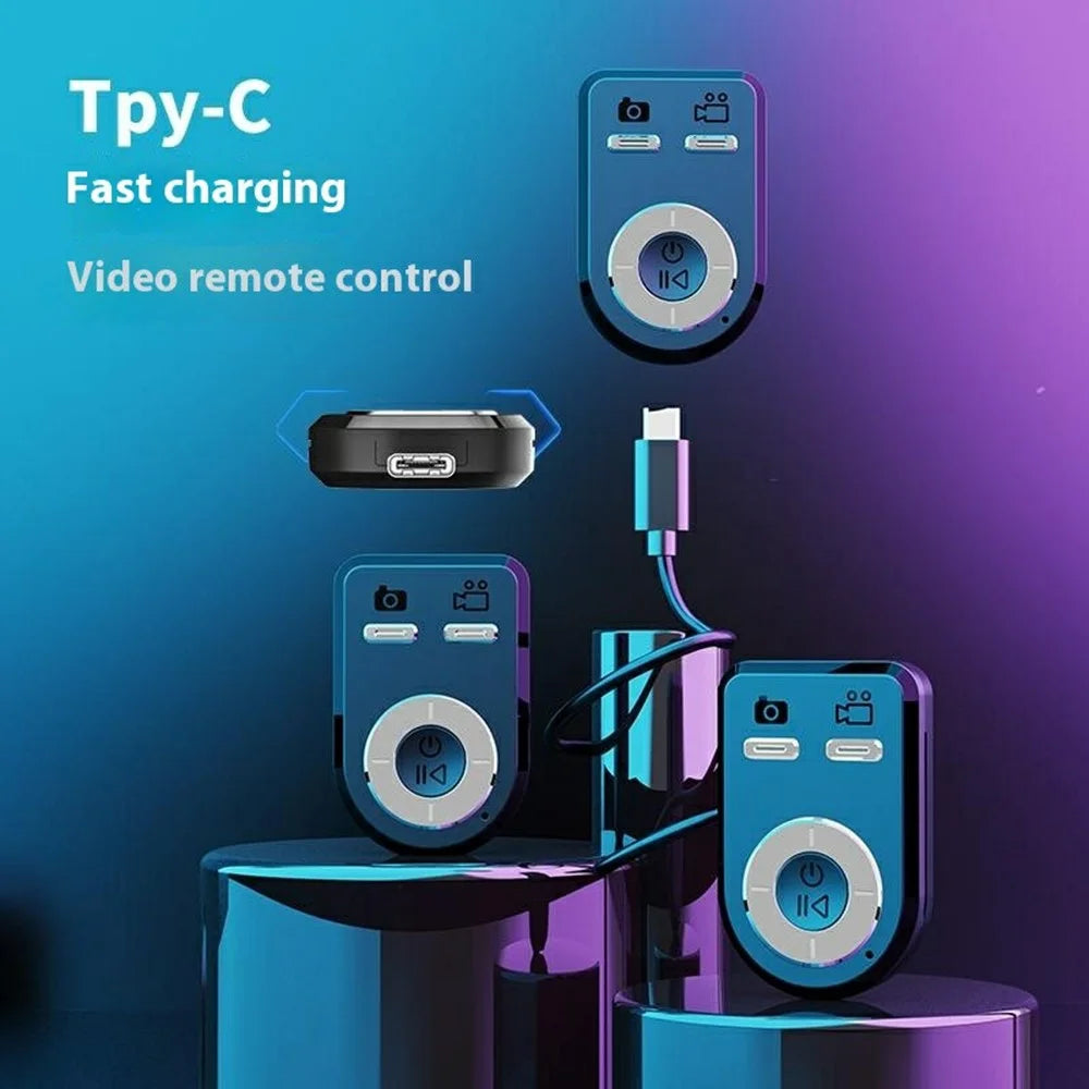 P225TK Dual Phone Clip Portable Selfie Stick Extended Aluminum Alloy Stand with TikTok Remote Control - 5