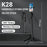 K28 Handheld Bluetooth-Compatible Selfie Stick Tripod 175cm Extendable Aluminum Alloy Live Streaming Stand - 2