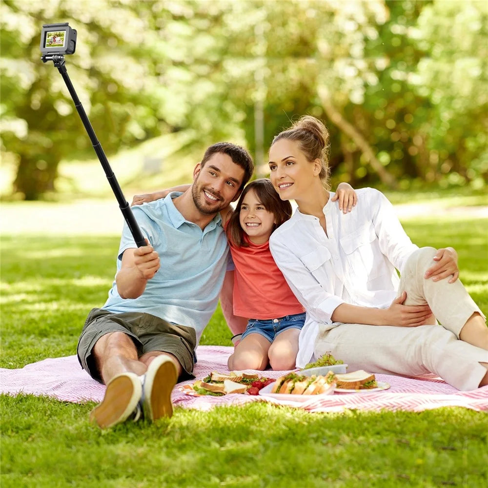 PULUZ PU815 113.5cm Bullet Time Invisible Selfie Stick for Insta360 ONE RS / X3 / X2 Extension Rod - 6