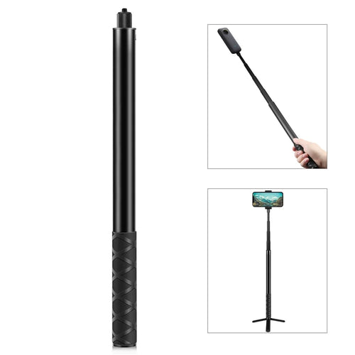 PULUZ PU816 150cm Bullet Time Invisible Selfie Stick for Insta360 ONE RS / X3 / X2 Extension Rod - 1