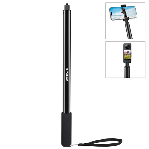 PULUZ PU641B 200cm Bullet Time Invisible Selfie Stick for Insta360 ONE RS / X3 / X2 Extension Rod with Hand Strap - 1