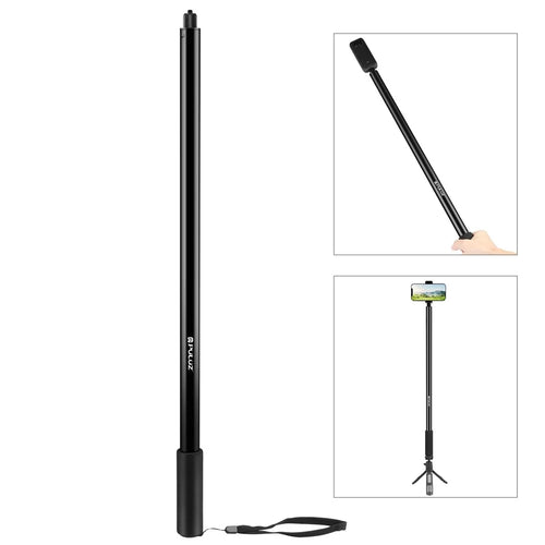 PULUZ PU642B 300cm Bullet Time Invisible Selfie Stick for Insta360 ONE RS / X3 / X2 Extension Rod with Hand Strap - 1