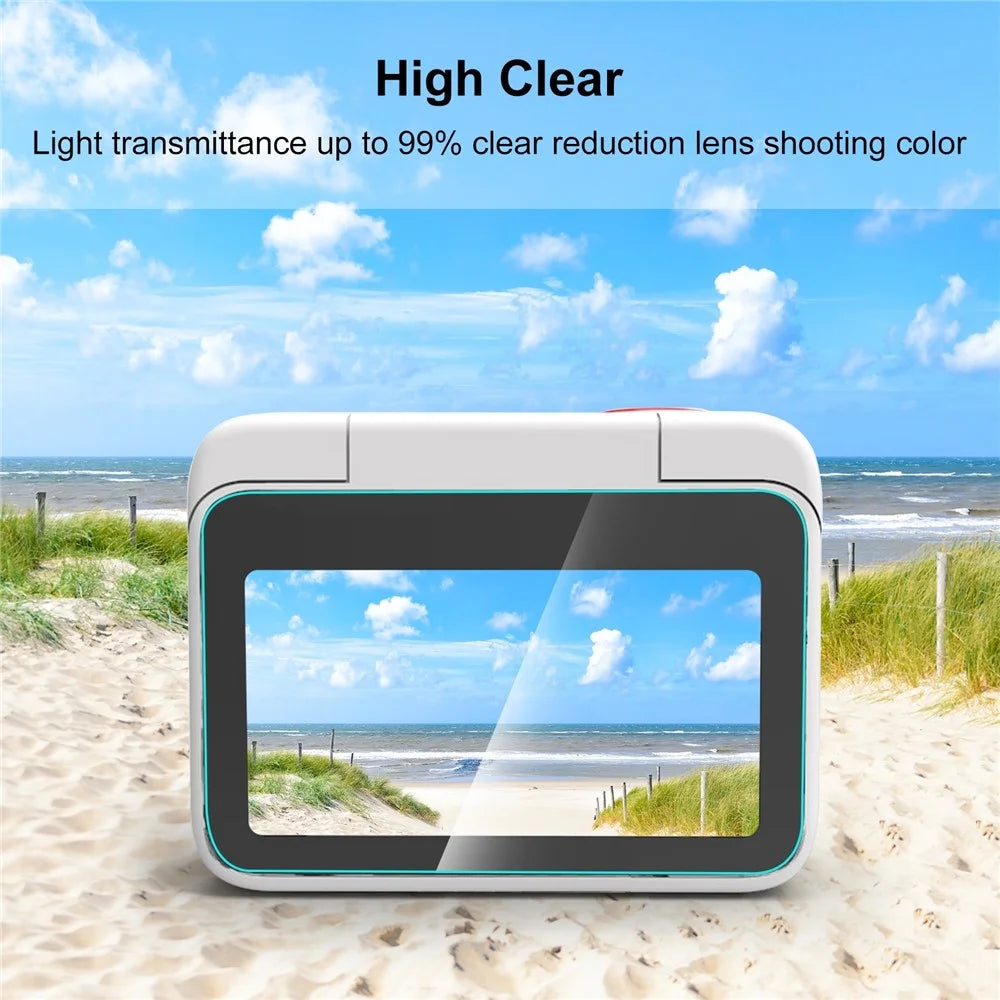 PULUZ PU870T For Insta360 GO 3 Screen + Lens Protector Tempered Glass HD Anti Scratch Film - 6