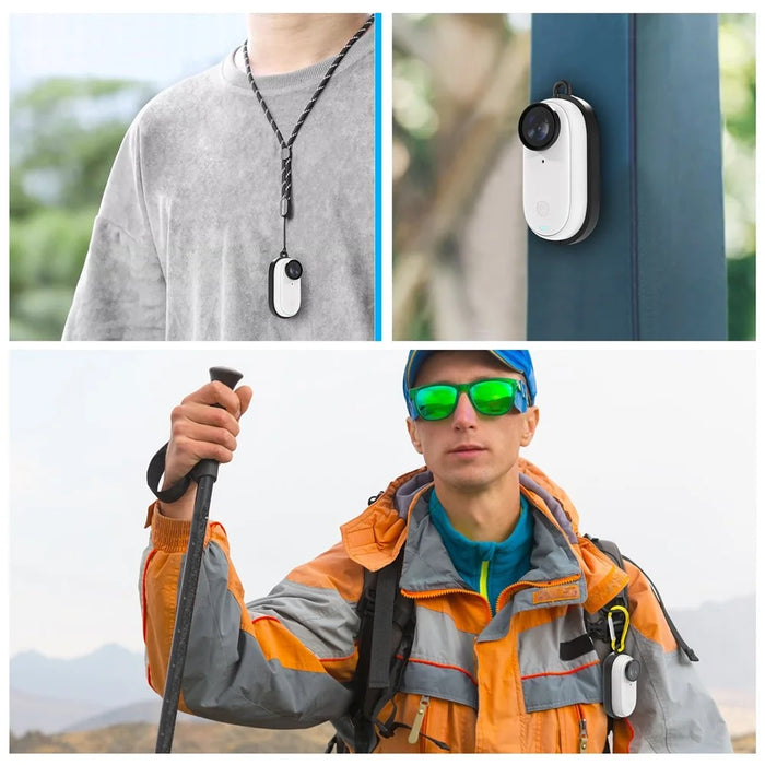 PULUZ PU871B For Insta360 GO 3 Magnetic Plastic Frame Protective Case with Hanging Buckle - 6