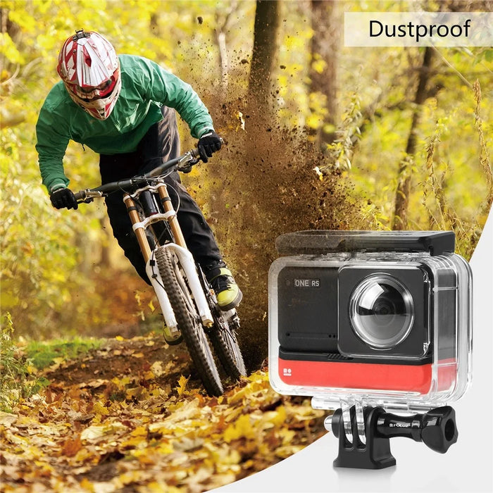 PULUZ PU803 For Insta360 ONE RS Twin Edition Camera Underwater Housing 30m Diving Waterproof Case - 6