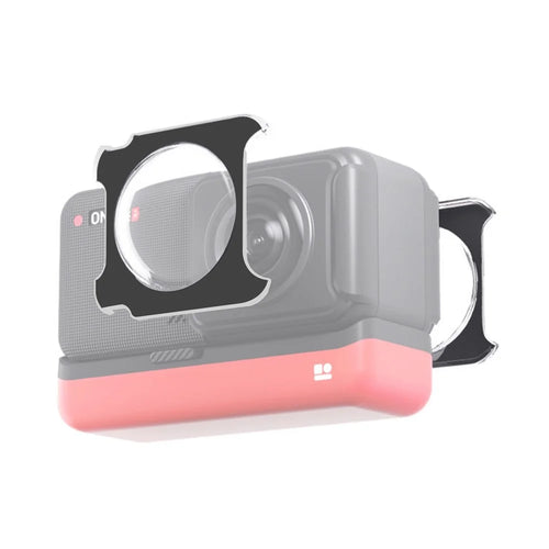 PULUZ PU586B 2Pcs for Insta360 ONE R / RS / Sphere Panoramic Lens Protector Anti Scratch Dustproof Lens Cover - 1